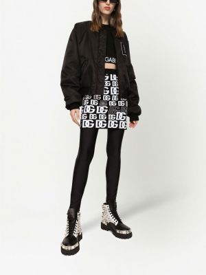 Bomber jaka ar rāvējslēdzēju Dolce & Gabbana melns