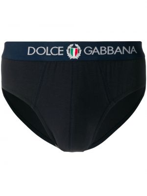 Slips brodé Dolce & Gabbana bleu
