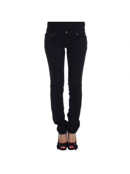 Skinny jeans Roberto Cavalli schwarz