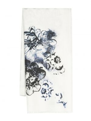Echarpe à fleurs à imprimé Alexander Mcqueen