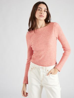 Tricou cu mânecă lungă Qs By S.oliver roz