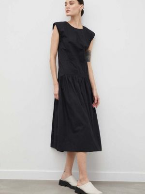 Sukienka midi bawełniana 2ndday czarna