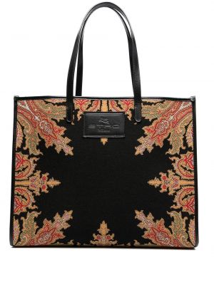 Paisley trykt shoppingbag Etro svart