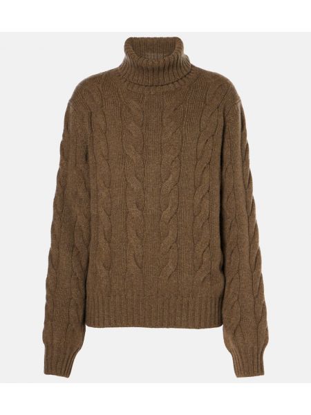 Cashmere turtleneck Loro Piana brun