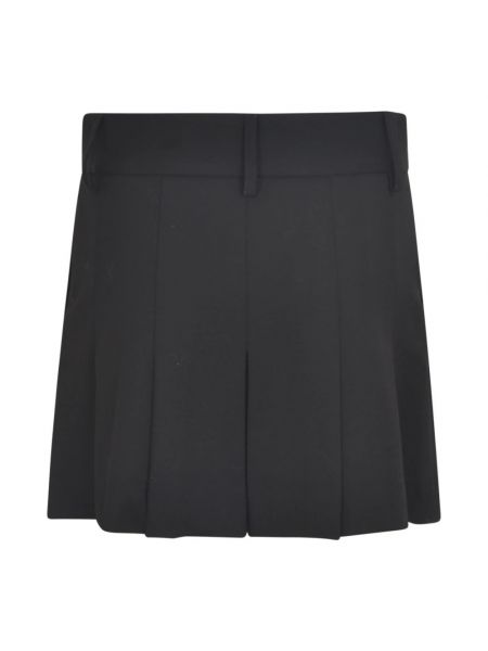 Mini falda de lana P.a.r.o.s.h. negro