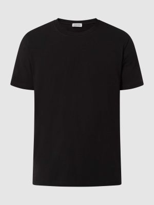 Koszulka w jednolitym kolorze Armedangels czarna