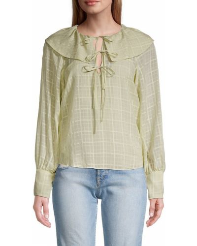 Шелковая блузка с завязками Rebecca Taylor