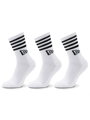 Ψηλές κάλτσες New Era λευκό