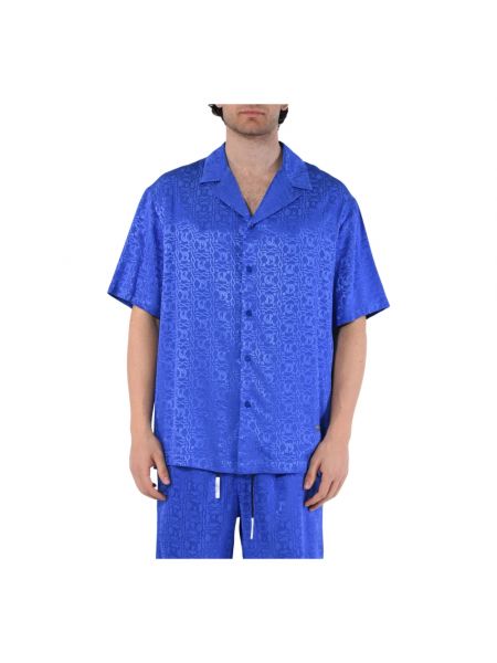 Koszula Just Cavalli niebieska