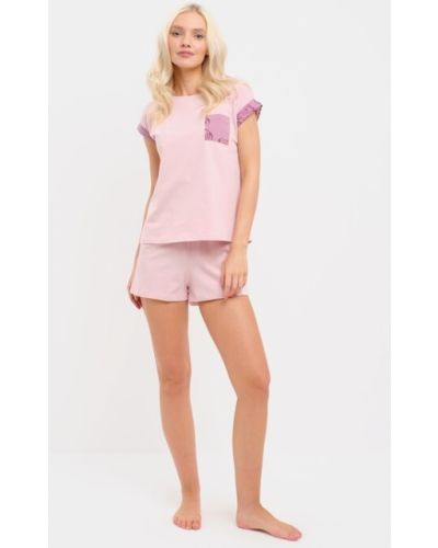 Пижама футболка Kaftan - Розовый