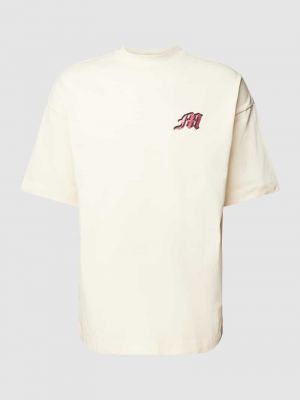 Koszulka z nadrukiem oversize Multiply Apparel biała