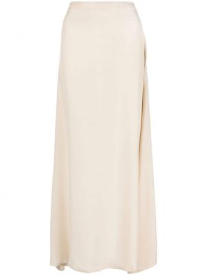 Svilena maksi suknja Giuliva Heritage bijela