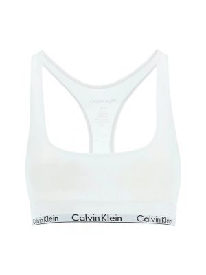 Biały biustonosz sportowy Calvin Klein