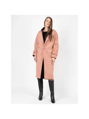 Пальто Silvian Heach розовое