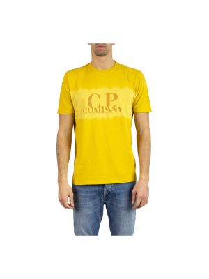 Camiseta de tela jersey tie dye C.p. Company amarillo