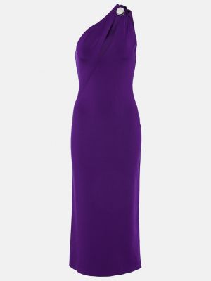 Фиолетовое платье миди Galvan