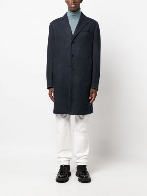 Manteau en laine Boglioli bleu