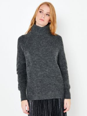 Sweter wełniane Camaïeu - szary