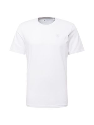 Тениска Knowledgecotton Apparel бяло