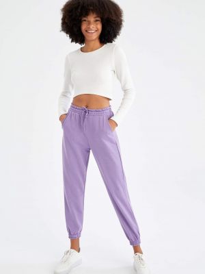 Pantaloni sport Defacto violet