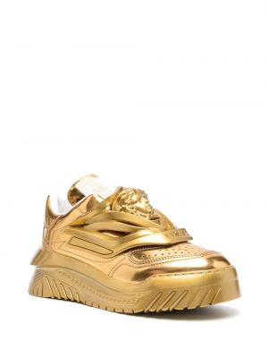 Sneakersy Versace złote