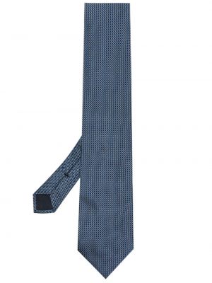 Cravatta a quadri Tom Ford blu