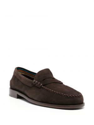Seemisnahksed loafer-kingad Paul Smith pruun