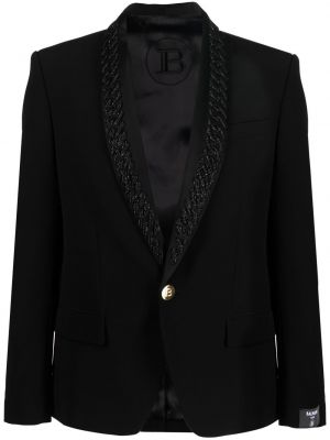 Lang blazer Balmain svart