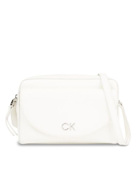 Чанта през рамо Calvin Klein бяло