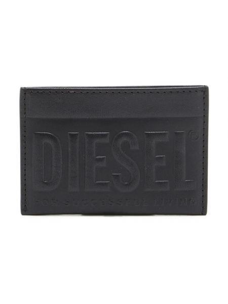 Portfel skórzany Diesel czarny