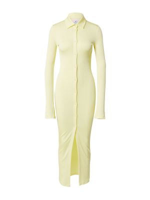 Πλεκτή φόρεμα Chiara Ferragni κίτρινο
