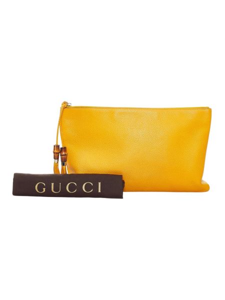 Kopertówka vintage Gucci Vintage, żółty