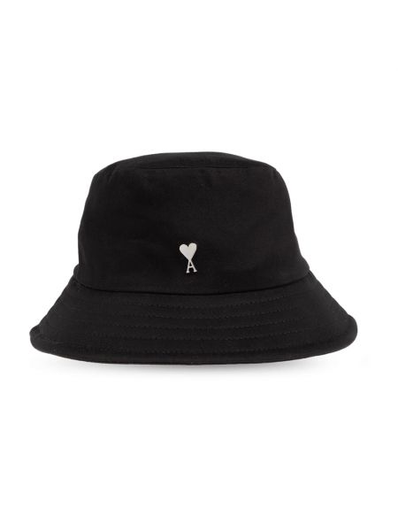 Hut aus baumwoll Ami Paris schwarz