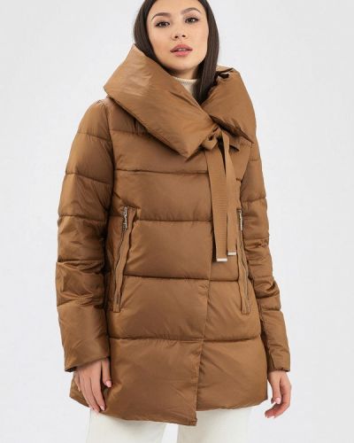 Утеплена куртка Clasna, коричнева