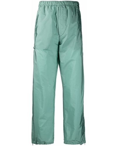 Pantalones rectos Prada verde