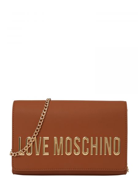 Taske Love Moschino guld