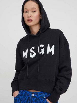 Pamučna hoodie s kapuljačom Msgm