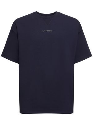 Bavlnené tričko Alphatauri sivá