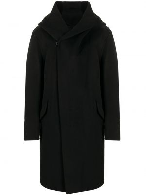 Abrigo con capucha Attachment negro