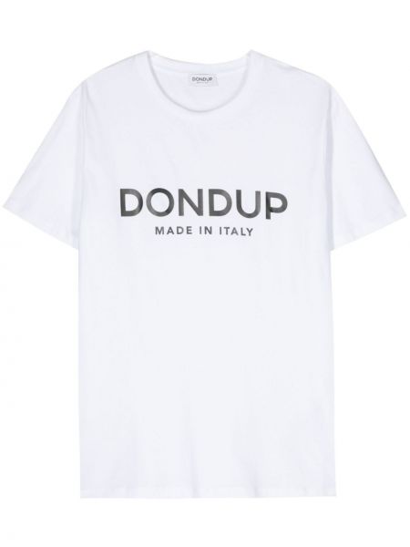 T-shirt en coton à imprimé Dondup