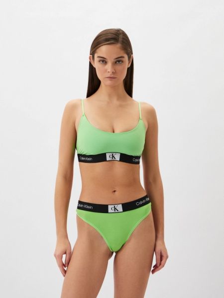 Трусы Calvin Klein Underwear зеленые