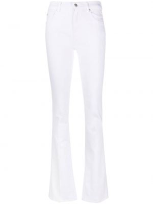 Relaxed fit flare jeans med passform 7 For All Mankind vit