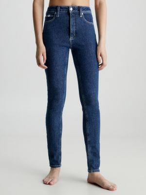 Vaqueros skinny de cintura alta Calvin Klein Jeans azul