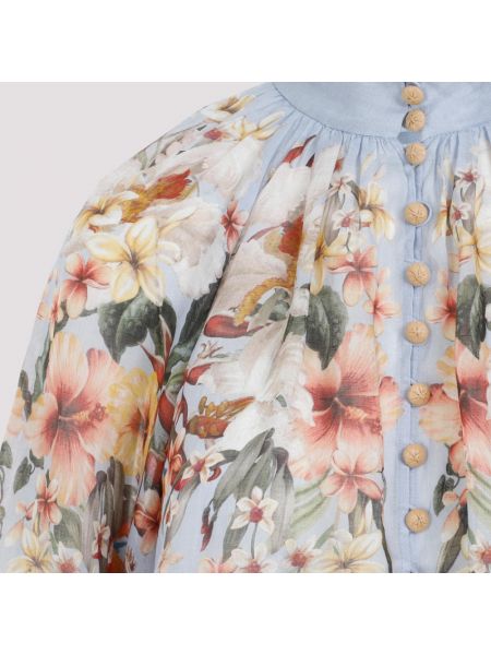 Blusa de flores con estampado Zimmermann