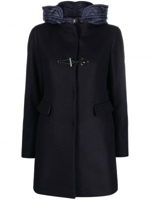 Hette duffle coat Fay blå