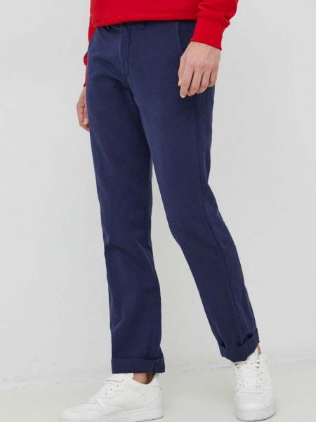 Lanene hlače ravnih nogavica Polo Ralph Lauren