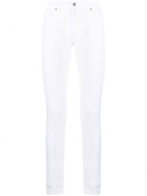 Jeans skinny slim Dondup blanc