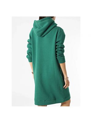 Mini vestido con capucha Tommy Hilfiger verde