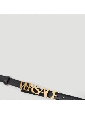Leder gürtel Versace schwarz