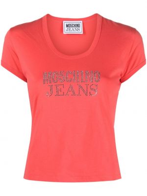 Medvilninis marškinėliai Moschino Jeans